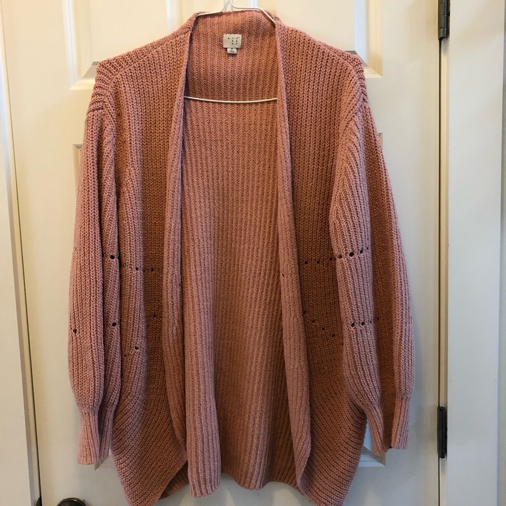 A New Day pink cardigan size Medium